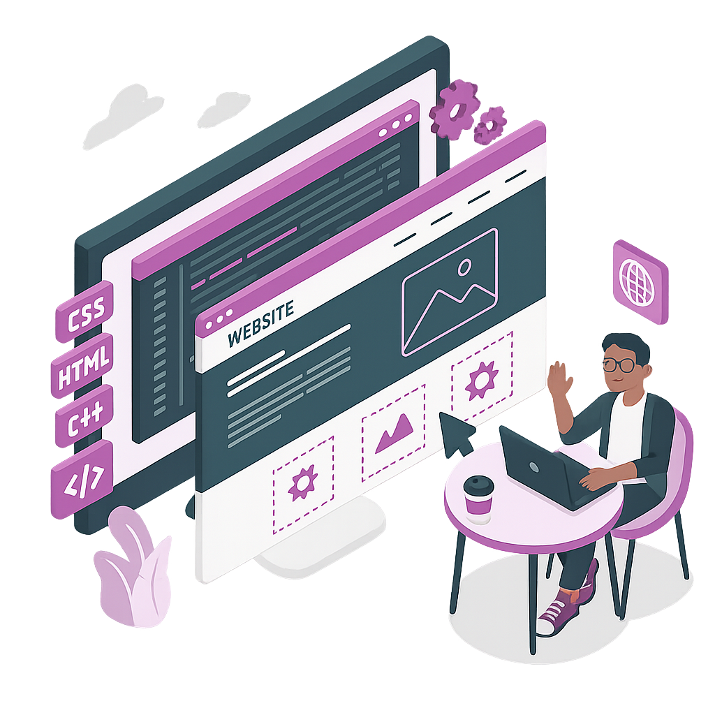 Digital solutions illustration
